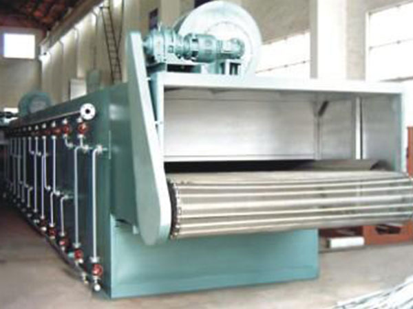 Single layer belt dryer
